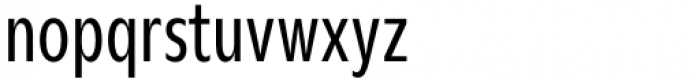 Nuno Condensed Regular Font LOWERCASE