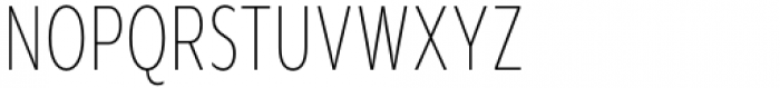 Nuno Condensed Thin Font UPPERCASE