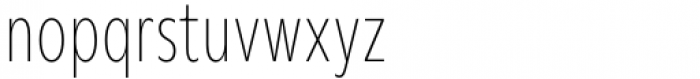 Nuno Condensed Thin Font LOWERCASE