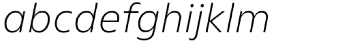 Nuno Extended ExtraLight Italic Font LOWERCASE