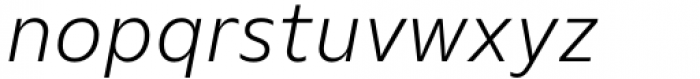 Nuno Extended Light Italic Font LOWERCASE