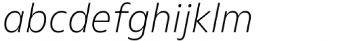 Nuno ExtraLight Italic Font LOWERCASE