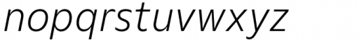 Nuno Light Italic Font LOWERCASE