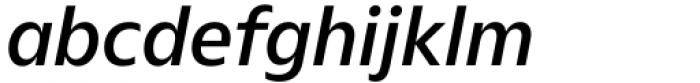 Nuno Medium Italic Font LOWERCASE