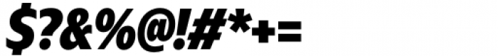 Nuno Narrow Black Italic Font OTHER CHARS