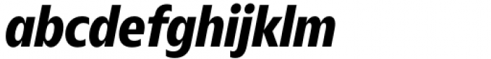 Nuno Narrow Bold Italic Font LOWERCASE