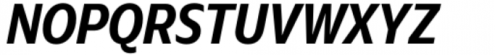 Nuno Narrow SemiBold Italic Font UPPERCASE