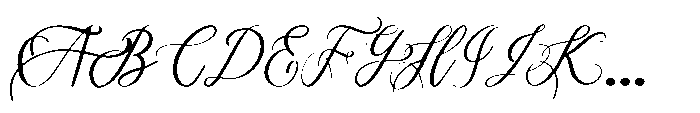 Nuptalia Font UPPERCASE
