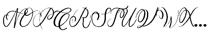Nuptalia Font UPPERCASE