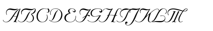 Nuptial Std Regular Font UPPERCASE