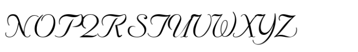 Nuptial Std Regular Font UPPERCASE
