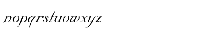 Nuptial Std Regular Font LOWERCASE