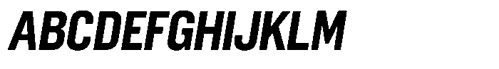 Nuqtra Arabic Black Italic Font UPPERCASE