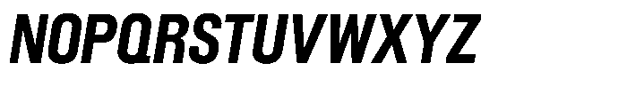 Nuqtra Arabic Black Italic Font UPPERCASE
