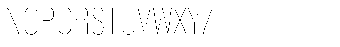 Nuqtra Arabic Hair Font UPPERCASE