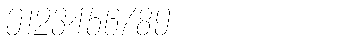Nuqtra Arabic Hairline Italic Font OTHER CHARS
