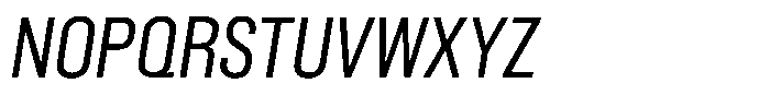 Nuqtra Arabic Italic Font UPPERCASE