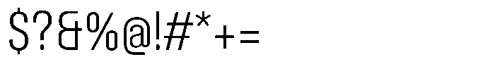 Nuqtra Arabic Light Font OTHER CHARS