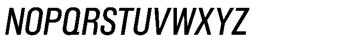 Nuqtra Arabic Medium Italic Font UPPERCASE