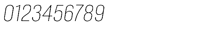 Nuqtra Arabic Thin Italic Font OTHER CHARS