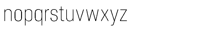 Nuqtra Arabic Thin Font LOWERCASE