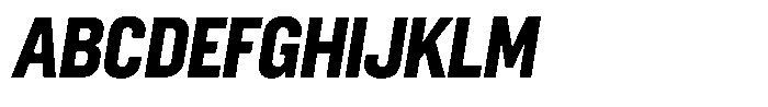 Nuqtra Arabic Ultra Italic Font UPPERCASE