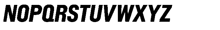 Nuqtra Arabic Ultra Italic Font UPPERCASE