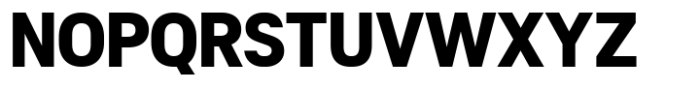 Nure Display Condensed Bold Font UPPERCASE