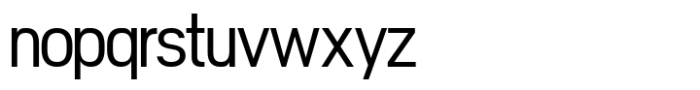 Nure Display Condensed Light Font LOWERCASE