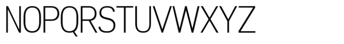 Nure Display Condensed Thin Font UPPERCASE