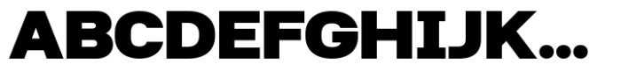 Nure Display Expanded Black Font UPPERCASE