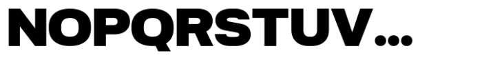 Nure Display Expanded Black Font UPPERCASE