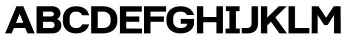 Nure Display Expanded Bold Font UPPERCASE