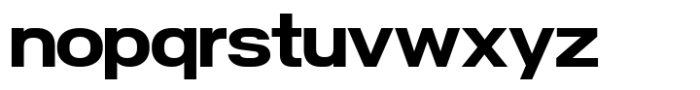 Nure Display Expanded Bold Font LOWERCASE