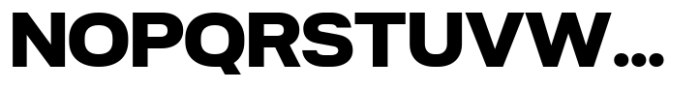 Nure Display Expanded Extra Bold Font UPPERCASE
