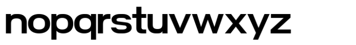 Nure Display Expanded Semi Bold Font LOWERCASE