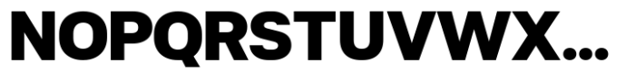 Nure Display Extra Bold Font UPPERCASE