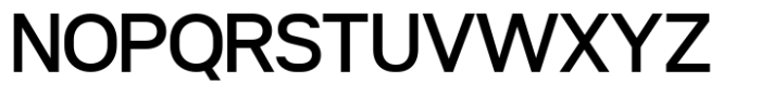 Nure Display Medium Font UPPERCASE