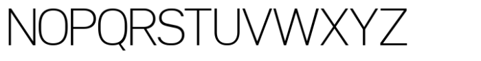 Nure Display Thin Font UPPERCASE
