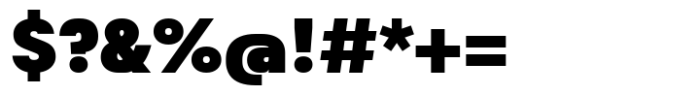 Nure Text Condensed Black Font OTHER CHARS
