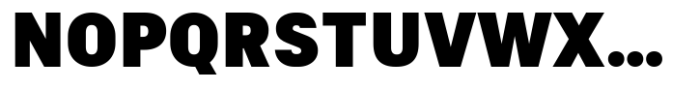 Nure Text Condensed Black Font UPPERCASE