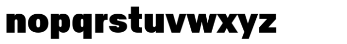 Nure Text Condensed Black Font LOWERCASE