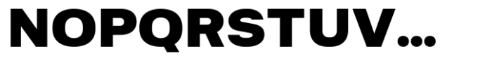 Nure Text Expanded Black Font UPPERCASE
