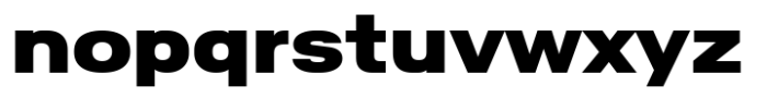 Nure Text Expanded Black Font LOWERCASE