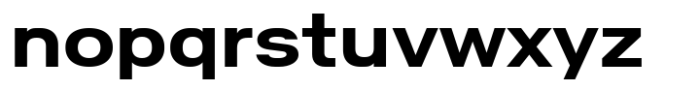 Nure Text Expanded Bold Font LOWERCASE