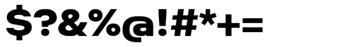 Nure Text Expanded Extra Bold Font OTHER CHARS