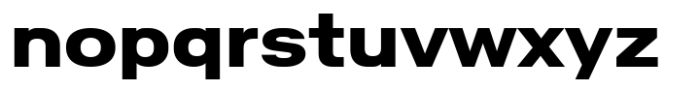 Nure Text Expanded Extra Bold Font LOWERCASE