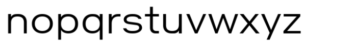Nure Text Expanded Light Font LOWERCASE