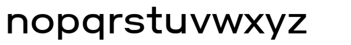 Nure Text Expanded Medium Font LOWERCASE