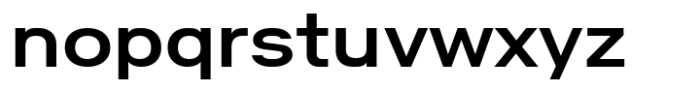 Nure Text Expanded Semi Bold Font LOWERCASE